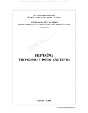 Hợp đồng trong hoạt động xây dựng