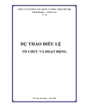 CÔNG TY CỔ PHẦN XÂY DỰNG VÀ PHÁT TRIỂN ĐÔ THỊ  TỈNH BÀ RỊA VŨNG TÀU - DỰ THẢO ĐIỀU LỆ VÀ TỔ CHỨC HOẠT ĐỘNG