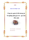 Đề tài luận văn tốt nghiệp "Công tác quản lý tiền lương tại Xí nghiệp giống gia súc - gia cầm - Bắc ninh"
