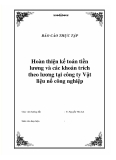 Luận văn tốt nghiệp "Hoàn thiện kế toán tiền lương và các khoản trích theo lương tại công ty Vật liệu nổ công nghiệp"
