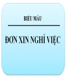 Đơn xin nghỉ việc