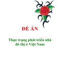 Đề án "Thực trạng phát triển nhà đô thị ở Việt Nam"