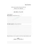 Mẫu hợp đồng ủy quyền - Mẫu số 56/HĐUQ