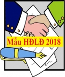 Mẫu Hợp đồng lao động năm 2018