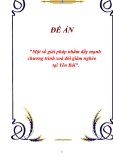 Luận văn tốt nghiệp "Một số giải pháp nhằm đẩy mạnh chương trình xoá đói giảm nghèo tại Yên Bái"