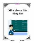 Mẫu câu cơ bản tiếng hàn