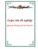 Luận văn tốt nghiệp “Quan hệ Thương mại Việt Nam-EU”