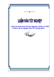 Luận văn tốt nghiệp “Công tác hạch toán kế toán Nguyên vật liệu và thiết bị vật tư tại Xí nghiệp Than 917 Quảng Ninh”