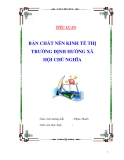 Tiểu luận "BẢN CHẤT NỀN KINH TẾ THỊ TRƯỜNG ĐỊNH HƯỚNG XÃ HỘI CHỦ NGHĨA"