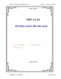 Tiểu luận " Hệ thống truyền dẫn hữu tuyến và hệ thống thông tin cáp quang "