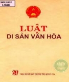 Luật số 28/2001/QH10 về Di sản văn hóa