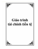 Giáo trình học môn tài chính tiền tệ