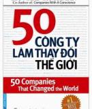 50 công ty làm thay đổi thế giới