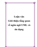 Luận văn:  "Giới thiệu tổng quan về ngôn ngữ UML và ứn dụng"