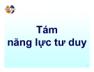 Tám năng lực tư duy