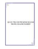 QUẢN TRỊ CHI PHÍ KINH DOANH TRONG DOANH NGHIỆP