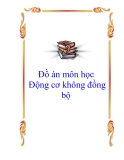 Đồ án môn học  Động cơ không đồng bộ