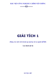 Giáo trình: Giải tích 1