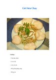 Gỏi Sứa Chay