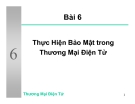 Thực hiện bảo mật trong Thương mại điện tử