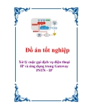 Đồ án tốt nghiệp: Xử lý cuộc gọi dịch vụ điện thoại IP và ứng dụng trong Gateway PSTN - IP