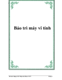 Bảo trì máy vi tính