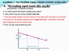 Chương 7; Thị trường cạnh tranh không hoàn hảo