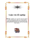 Luận văn tốt nghiệp: NGHIÊN CỨU NGUYÊN NHÂN HƯ HỎNG VÀ TIẾN HÀNH KHẮC PHỤC SỰ CỐ HỆ THỐNG ĐIỀU HOÀ KHÔNG KHÍ CỦA XE FIAT TRANG BỊ CHO BỘ MÔN KỸ THUẬT Ô TÔ - TRƯỜNG ĐẠI HỌC NHA TRANG
