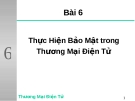 Bài 6: Thực Hiện Bảo Mật trong Thương Mại Điện Tử