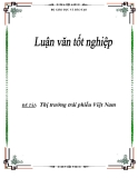 Luận văn "Thị trường trái phiếu Việt Nam"