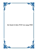 Kỹ thuật dò khóa WEP của mạng WiFi