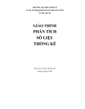 Giáo trình Phân tích số liệu thống kê - TS. Đỗ Anh Tài