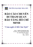 “Báo cáo chuyến đi tham quan bảo tàng Hồ Chí Minh”