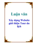 Báo cáo tốt nghiệp: Xây dựng Website giới thiệu Tour du lịch