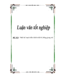 Luận văn tốt nghiệp: Thiết kế mạch điều khiển thiết bị bằng giọng nói