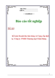 Báo cáo tốt nghiệp: Kế toán Doanh thu bán hàng và Cung cấp dịch vụ  Công ty TNHH Thương mại Chấn Hưng