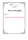 Chuyên đề thực tập : thực tiễn việc tổ chức thi hành án tại địa phương