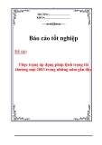 Báo cáo tốt nghiệp: Thực trạng trọng tài thương mại và nội dung của pháp lệnh trọng tài thương mại 2003 ở Việt Nam