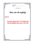 Chuyên đề thực tập : Áp dụng pháp luật về cổ phần hóa doanh nghiệp nhà nước ở Hà Nội