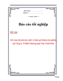 Chuyên đề tốt nghiệp "Kế toán chi phí sản xuất và tính giá thành sản phẩm tại Công ty TNHH Thương mại Tân Vĩnh Phát"