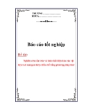 Báo cáo tốt nghiệp: Nghiên cứu cấu trúc và tính chất điện hóa của vật liệu oxit mangan được điều chế bằng phương pháp khử