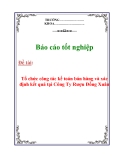 Báo cáo tốt nghiệp: Tổ chức công tác kế toán bán hàng và xác định kết quả tại Công Ty Rượu Đồng Xuân