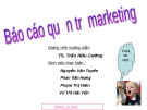 Báo cáo Quản trị Marketing