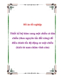 Đồ án tốt nghiệp Thiết kế bộ băm xung một chiều có đảo chiều (theo nguyên tắc đối xứng) để điều chỉnh tốc độ động cơ một chiều (kích từ nam châm vĩnh cửu)