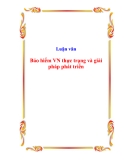 Luận văn  Bảo hiểm VN thực trạng và giải pháp phát triển