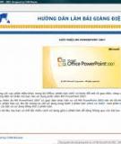 Bài giảng  HƯỚNG DẪN SỬ DỤNG MICRPSOFT POWERPOINT XP