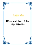Luận văn Dòng sinh học và Tín hiệu điện tim