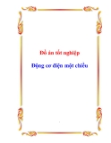 Đồ án tốt nghiệp - Động cơ điện một chiều