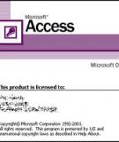 Bài thực hành Microsoft Access