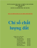 Báo cáo môn đánh giá tác động môi trường